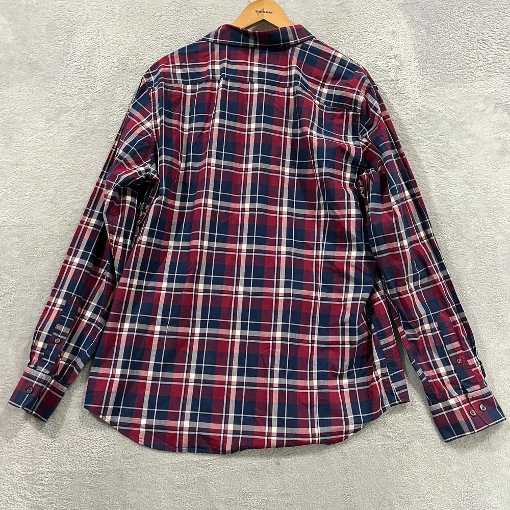 Banana Republic Shirt Men XL Button Up Soft Wash Slim Fit Academia School Preppy